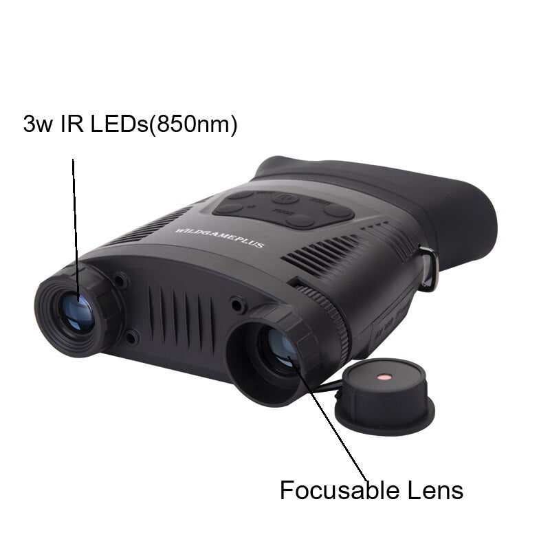 WILDGAMEPLUS NV200C Infrared Night Vision Binoculars Telescope 7X21 Zoom Digital IR Hunting Night Vision Goggles Optical Hunter
