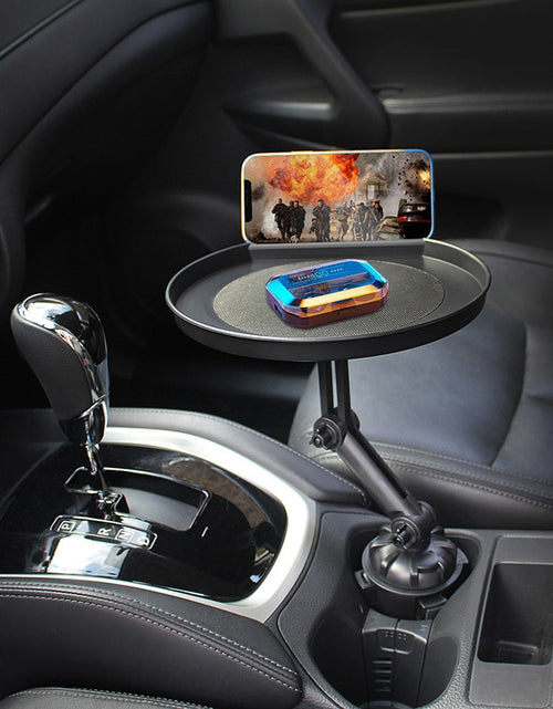 Load image into Gallery viewer, Multifunctional Car Food Tray Drink Cup Holder Eating Table 10W Wireless Car Charger For Phone Interior Cupholder Accessories
