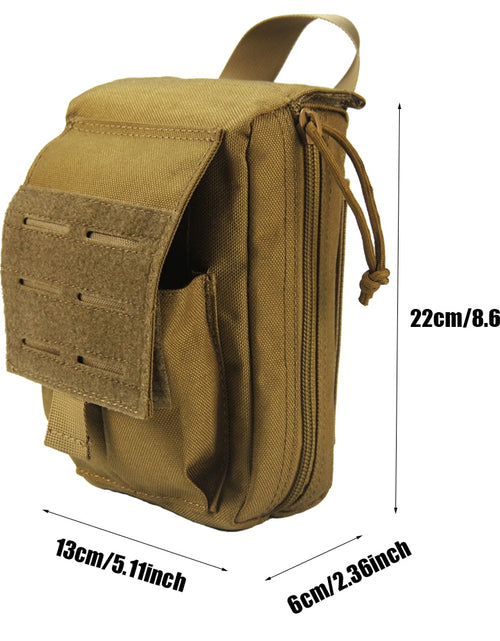Load image into Gallery viewer, Tactical Molle First Aid Kit Survival Bag 1000D Nylon Emergency Pouch Military Outdoor Travel Waist Pack Camping Lifesaving Case

