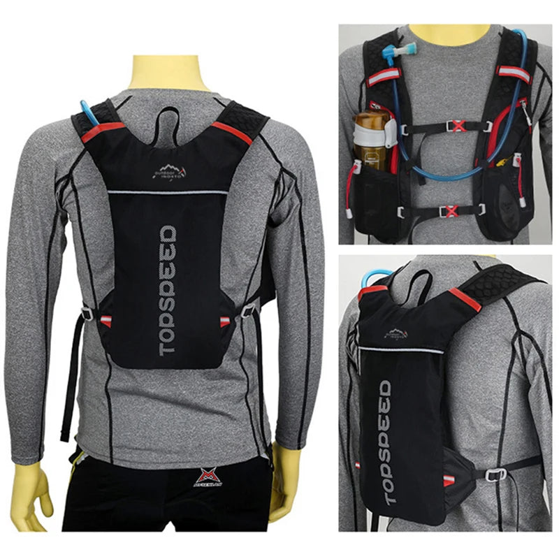 Ultra Light Running Bag Hydration Cycling Backpack Women Men Outdoor Jogging Sport Vest 1.5L Water Bladder