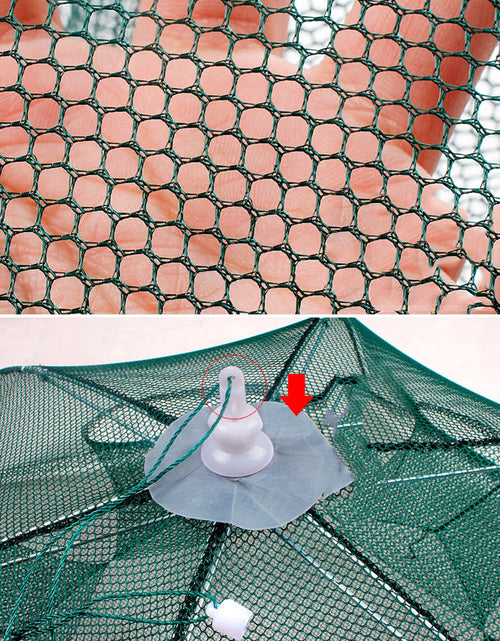 Load image into Gallery viewer, 4-20 Hole Umbrella Fishing Net Fish Umbrella Cage Automatic Folding Fish Net Hand Throw Net Fishing Cage Cover Cage Shrimp Cages
