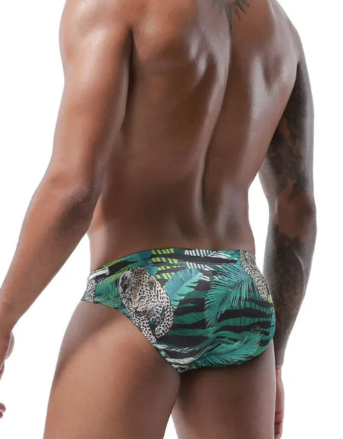 Load image into Gallery viewer, Sexy Floral Men&#39;s Swimwear Bikini Gay mens Swim Briefs Men Swimsuit Sunga Low Waist Swimming Bathing Suit Surf Sport Wear Short
