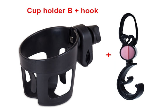 Load image into Gallery viewer, Baby Stroller Accessories coffee Cup Holder universal tricycle pram Water Bottle mobile phone and drink holder wheelchair cart
