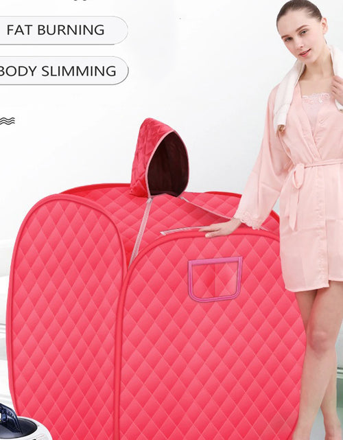 Load image into Gallery viewer, Portable Folding Steam Sauna SPA Room Tent Box without Steamer for One Person or Two People Weight Loss Full Body Slimming
