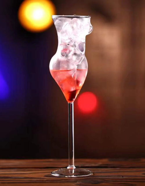 Load image into Gallery viewer, Wine Glass Goblet Body Shape Cocktail Glass Creative Women Body Shaped Glass Champagne Goblet for Home Party Bar Club
