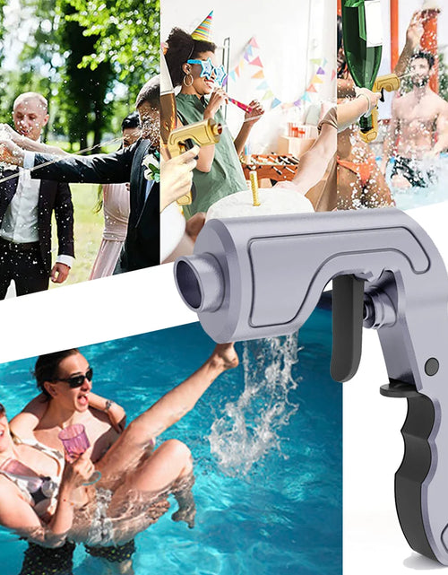 Load image into Gallery viewer, Beer Gun Champagne Spray Gun Wine bottle Stopper Wine Dispenser Bar Accessories Football Party Gift
