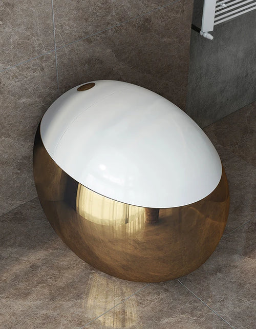 Load image into Gallery viewer, Golden Pipped Egg Smart Toilet Automatic Integrated Color Toilet Siphon Electric Toilet

