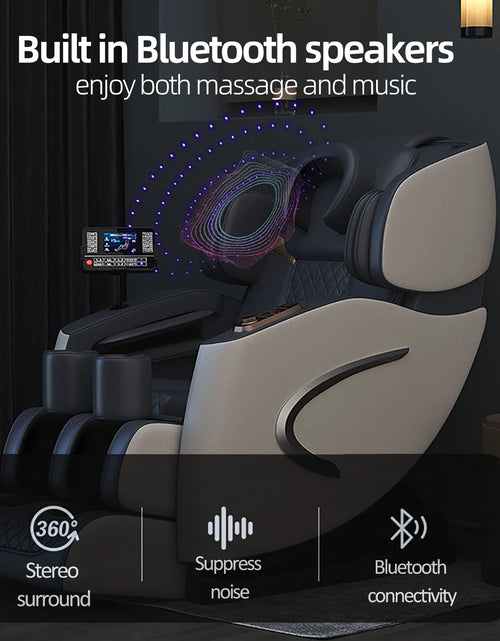 Load image into Gallery viewer, Luxury Electric Leisure Massage Chair Zero Gravity Intelligent Full Body Multi-Function Bluetooth Music U-Shaped Pillow+Shortcut
