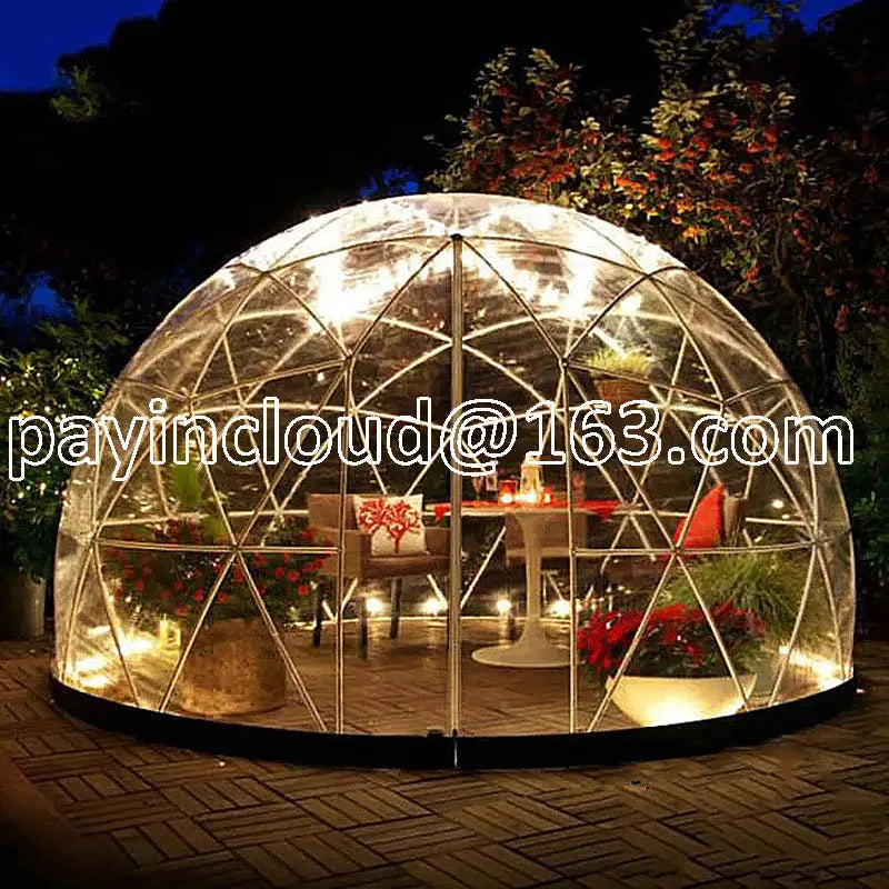 Outdoor transparent crystal inflatable luxury wedding hotel bubble sphere balloon yurt tent tents for events outdoor rent sale