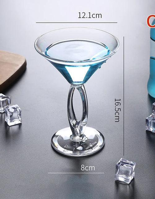 Load image into Gallery viewer, Acrylic Cocktail Cup Unbreakable Wine Glass Home Wedding Party Bar Goblet Red Juice Wine Drinking Glasses Bar Tools
