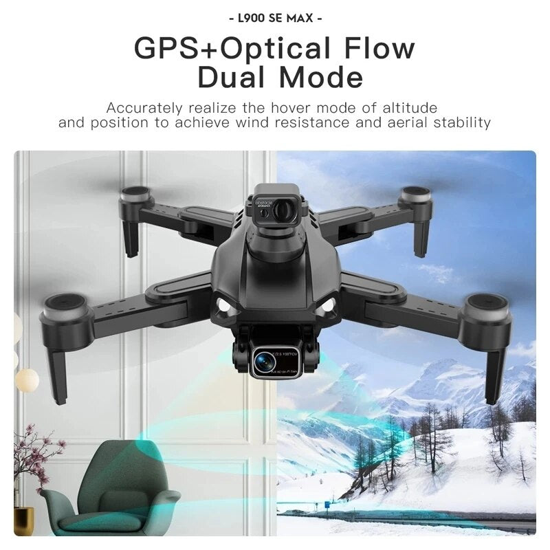 Professional L900 Pro SE MAX Drone GPS 4K WIFI FPV Camera 360° Obstacle Avoidance Brushless Motor RC Quadcopter Mini Dron Toy
