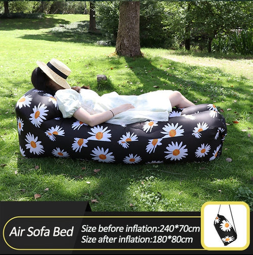 Load image into Gallery viewer, Trend Outdoor Products Fast Infaltable Air Sofa Bed Good Quality Sleeping Bag Inflatable Air Bag Lazy bag Beach Sofa 240*70cm
