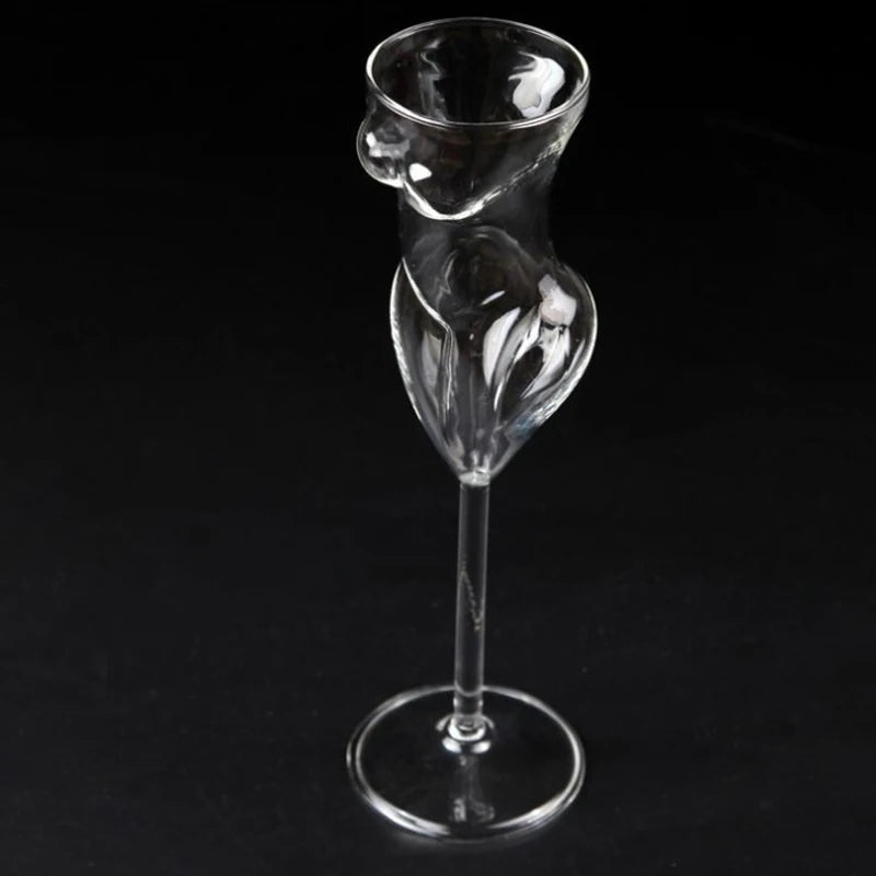 Women Body Shape Red Wine Glass Goblet Party Wine Mug Cocktail Glasses Bar Club