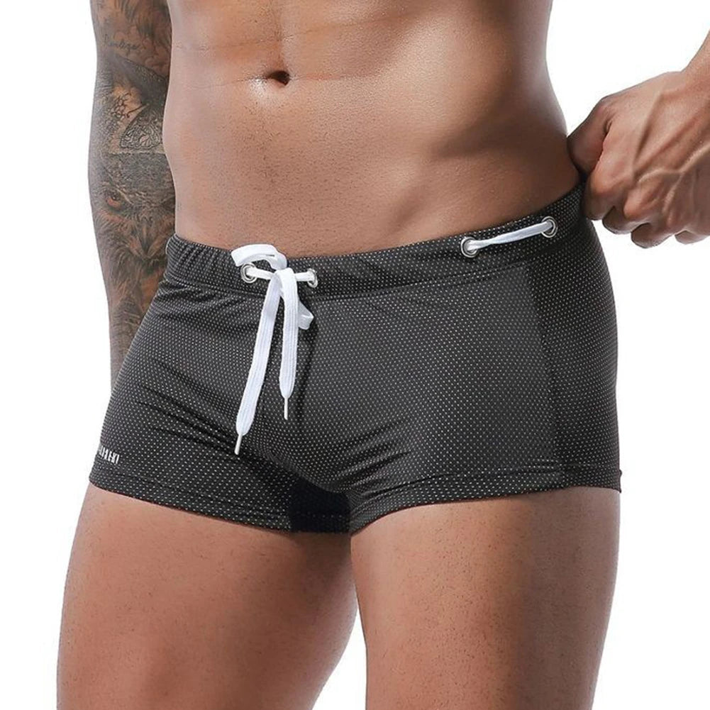 Swimsuit Boxers Brief Swimming Short Mens Swim Shorts Sexy Swimwear Beach Wear Stretch Breathable Trunks Comfortable Men Pants