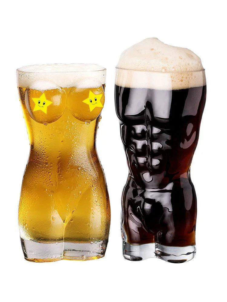 Tiktok Thickened Set Personalized Human Body Oversized Beer Steins