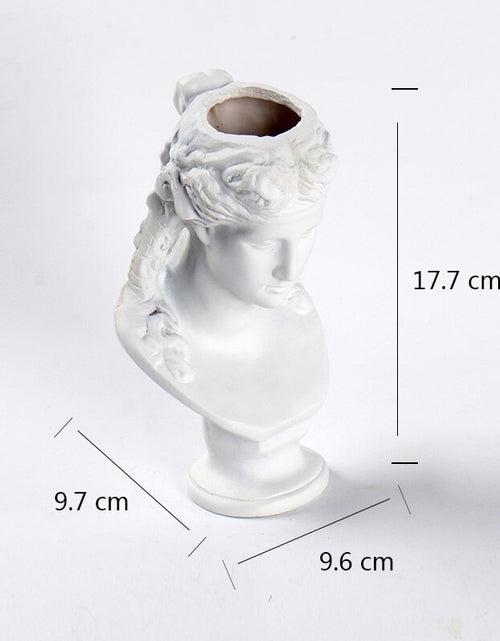 Load image into Gallery viewer, Big Silicone Mold for Concrete Planter Handmade Cement Sculpture  Flowerpot Mould for Home Decoration Tool
