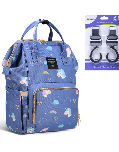 Load image into Gallery viewer, Sunveno Original Diaper Bag Travel Baby Bags Mommy Backpack Organizer Nappy Maternity Bag Mother Kids
