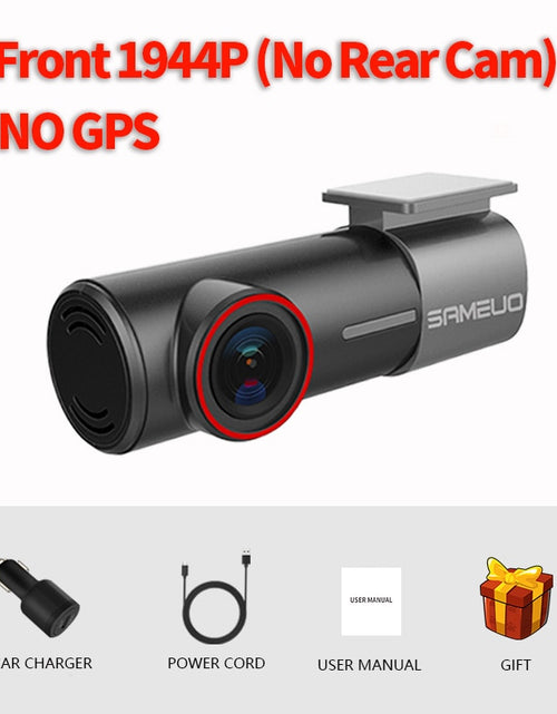 Load image into Gallery viewer, SAMEUO U700 Dash Cam Front and Rear Camera Recorder QHD 1944P Car DVR with 2 cam dashcam WiFi Video Recorder 24H Parking Monitor

