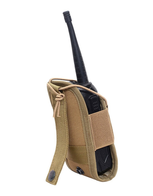 Load image into Gallery viewer, 1000D Tactical Molle Radio Walkie Talkie Pouch Waist Bag Holder Pocket Portable Interphone Holster Carry Bag for Hunting Camping
