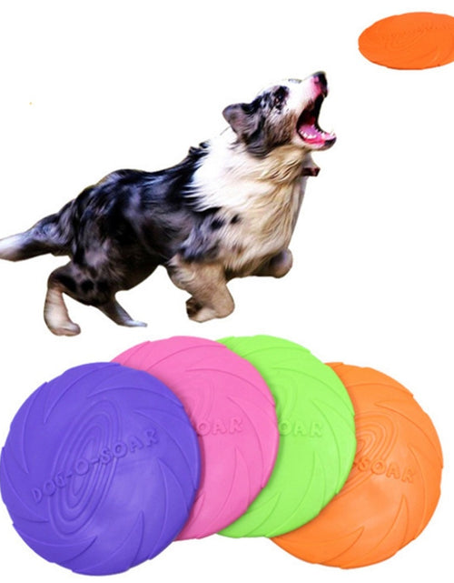 Load image into Gallery viewer, 1 Pc Interactive Dog Chew Toys Resistance Bite Soft Rubber Puppy Pet Toy for Dogs Pet Training Products Dog Flying Discs
