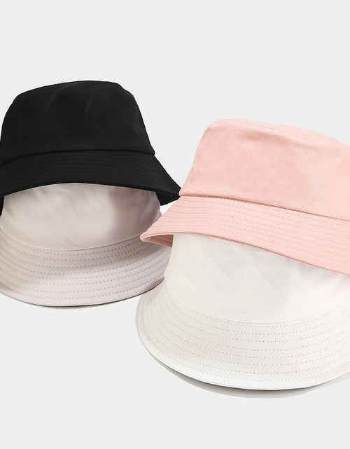 Load image into Gallery viewer, Unisex Spring Summer 100% Cotton Bucket Hat Women Outdoor Sunscreen Fishing Cap Men Bob Chapeau Panama Foldable Sun Hats
