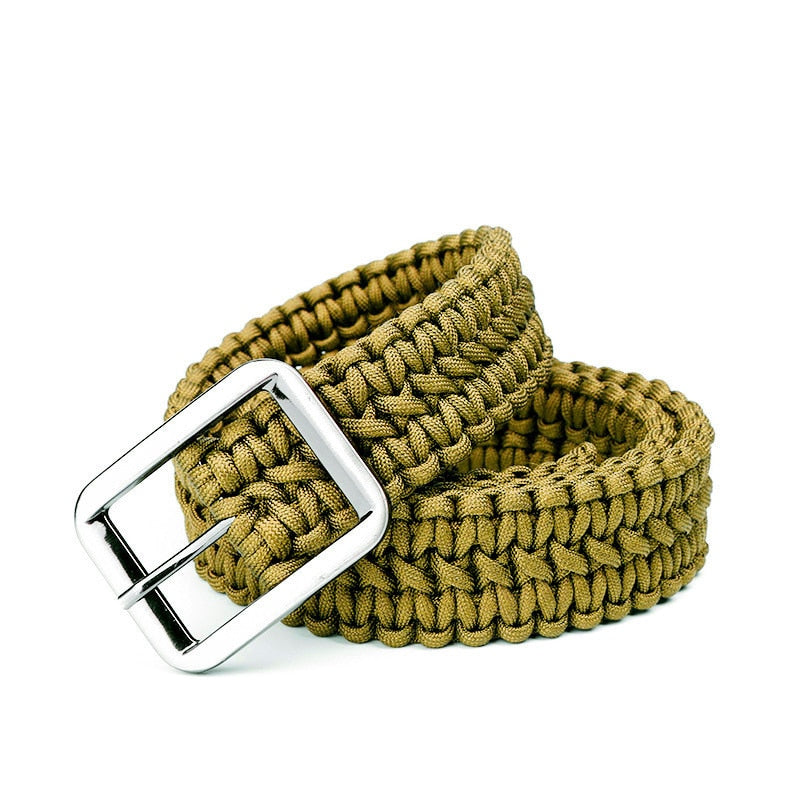 Paracord 550 Survival Belt Rope Hand Made Tactical Military Bracelet Outdoor Accessories Camping Hiking Equipment