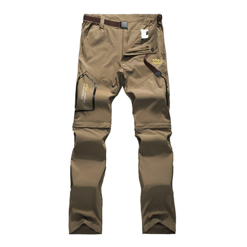 Load image into Gallery viewer, Full Removable Camping Hiking Pants Stretch Quick Dry Waterproof Trousers Outdoor Man Mountain Climbing/Fishing/Trekking Pants
