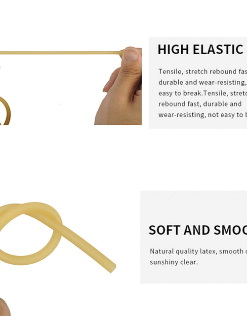 Load image into Gallery viewer, 1m Natural Latex Rubber Tube Elastic Slingshots Catapults Tube Band For Hunting Camping Shooting Slingshot Catapult Bow Tool
