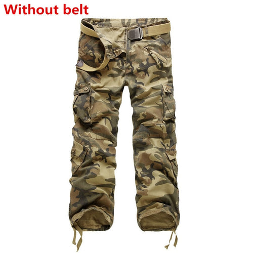 Load image into Gallery viewer, Facecozy Men Tactical Military Cargo Pants Winter Male Outdoor Multi-pockets Windproof Camping Trekking Fishing Hiking Trousers
