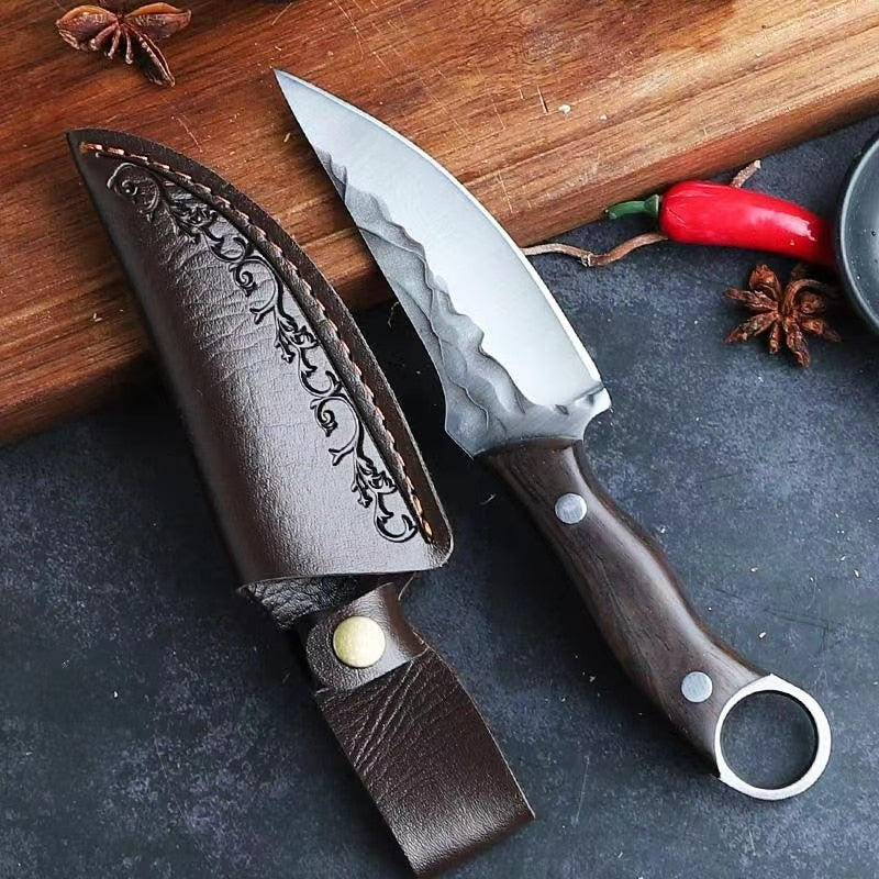 Fishing Hunting Knife Meat Cleaver Outdoor Camping Survival Tools Fruit Vegetable Cutter Utility Butcher Knives