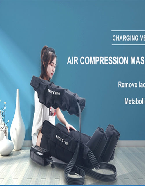 Load image into Gallery viewer, Pressotherapy Air Compression Leg Foot Massager Vibration Infrared Therapy Arm Waist Pneumatic Air wave pressure machine
