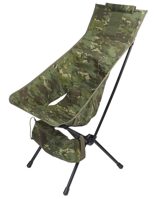Load image into Gallery viewer, Tactical Folding Chair Camouflage Outdoor Fishing Chair Portable Camping Wild Survival Climbing Picnic BBQ Chair Hunting Hiking
