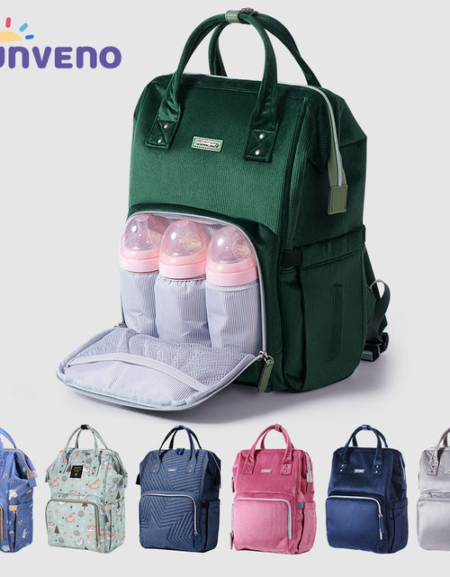 Load image into Gallery viewer, Sunveno Original Diaper Bag Travel Baby Bags Mommy Backpack Organizer Nappy Maternity Bag Mother Kids
