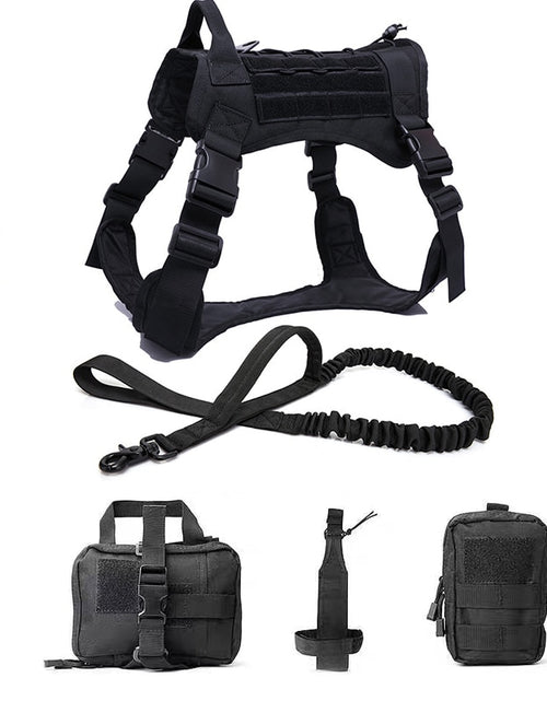 Load image into Gallery viewer, Tactical Dog Harnesses Pet Training Vest Dog Harness And Leash Set For Small Medium Big Dogs Walking Hunting Free Shipping Items
